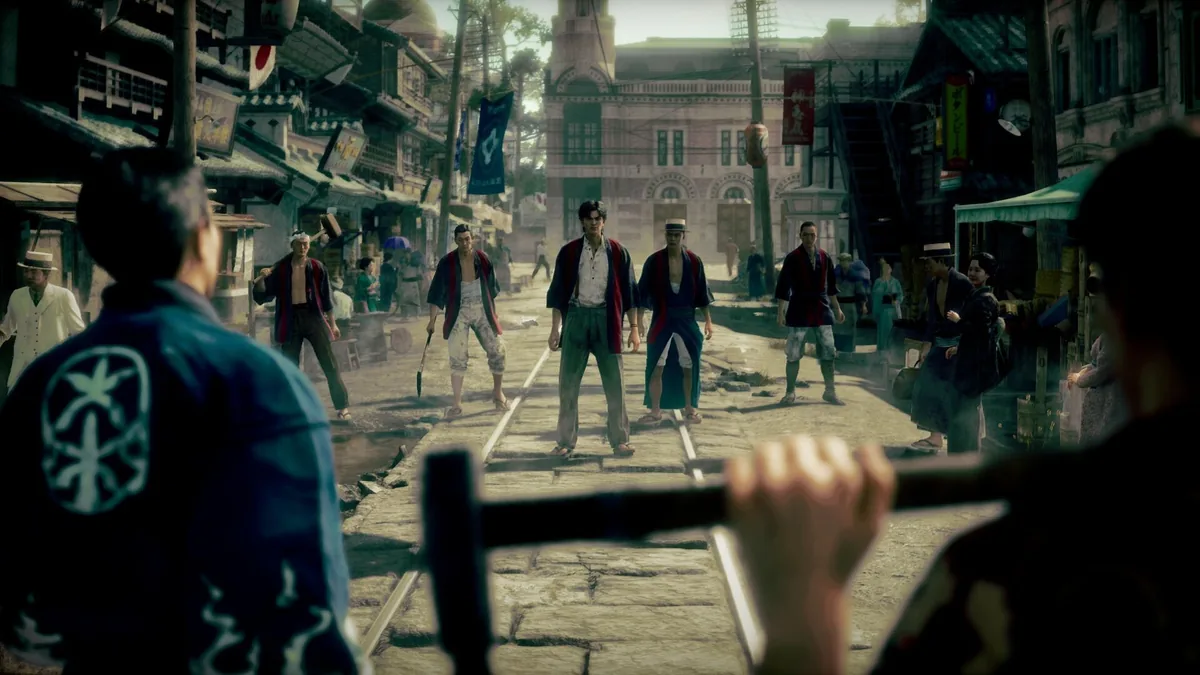 Official STRANGER THAN HEAVEN gameplay screenshot supporting the difference between media footage and a playable demo
